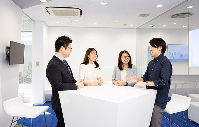 風通しの良い社風で、仕事に集中できる環境。